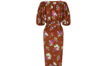 ARCHIVE - 1984 Runway Documented Yves Saint Laurent Floral Skirt Suit