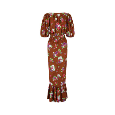ARCHIVE - 1984 Runway Documented Yves Saint Laurent Floral Skirt Suit