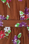 1984 Runway Documented Yves Saint Laurent Floral Skirt Suit