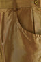 1990s Yves Saint Laurent Irridescent Green Silk Trousers