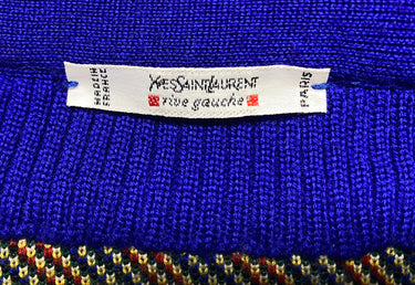 1992 Runway Yves Saint Laurent Tartan Wool Jacket