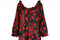 1990s Yves Saint Laurent Wool Roseprint Dress