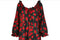 1994 Yves Saint Laurent Wool Roseprint Dress