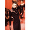 1990s Christian Lacroix Black Wool Jersey And Net Gown With Velvet Inserts