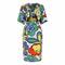 1990s Cotton Pop Art Print Thierry Mugler Dress