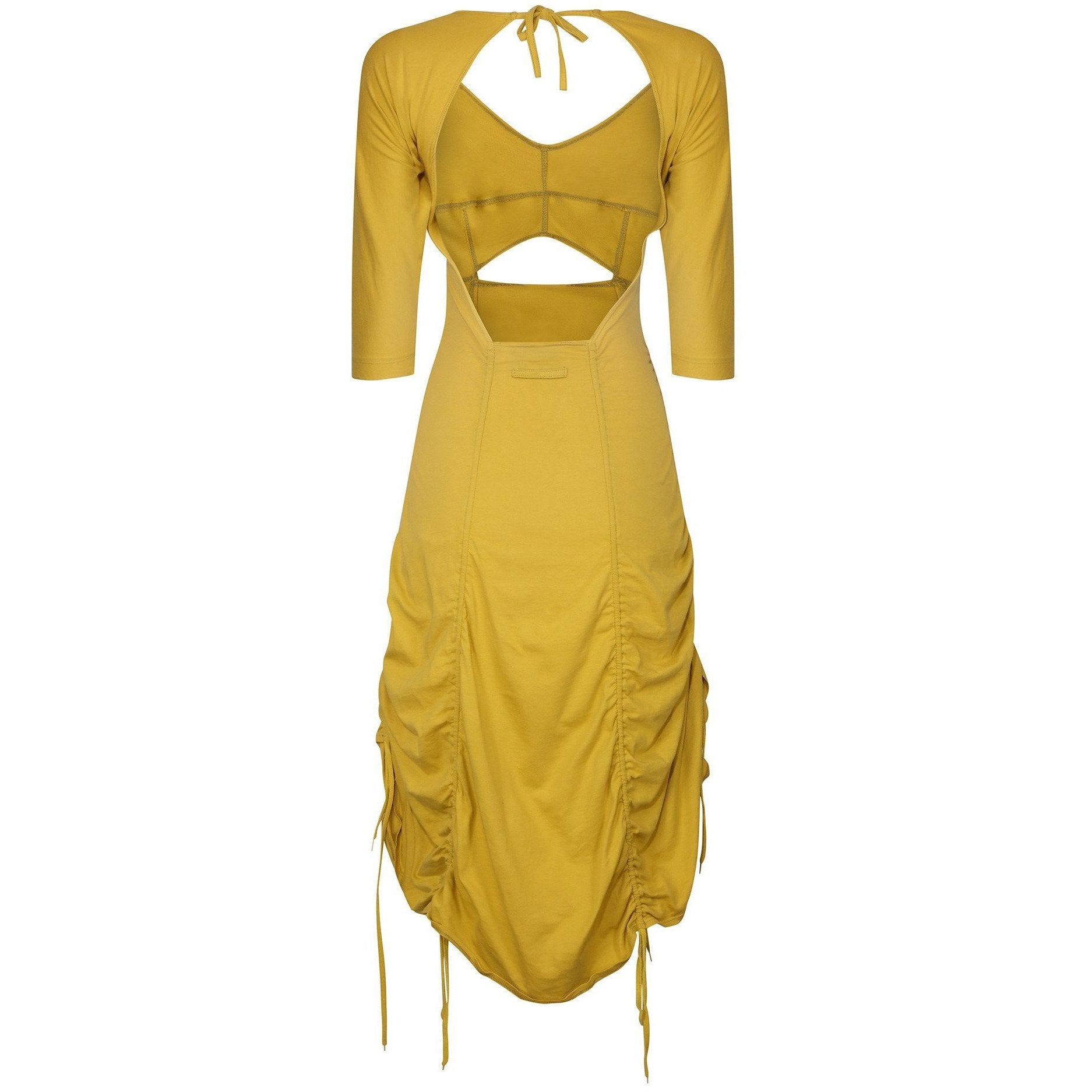 1990s Jean Paul Gaultier Mustard Cotton Parachute Dress