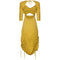 1990s Jean Paul Gaultier Mustard Cotton Parachute Dress