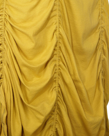 1990s Jean Paul Gaultier Mustard Cotton Parachute Dress