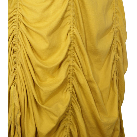 1990s Jean Paul Gaultier Mustard Cotton Parachute Dress