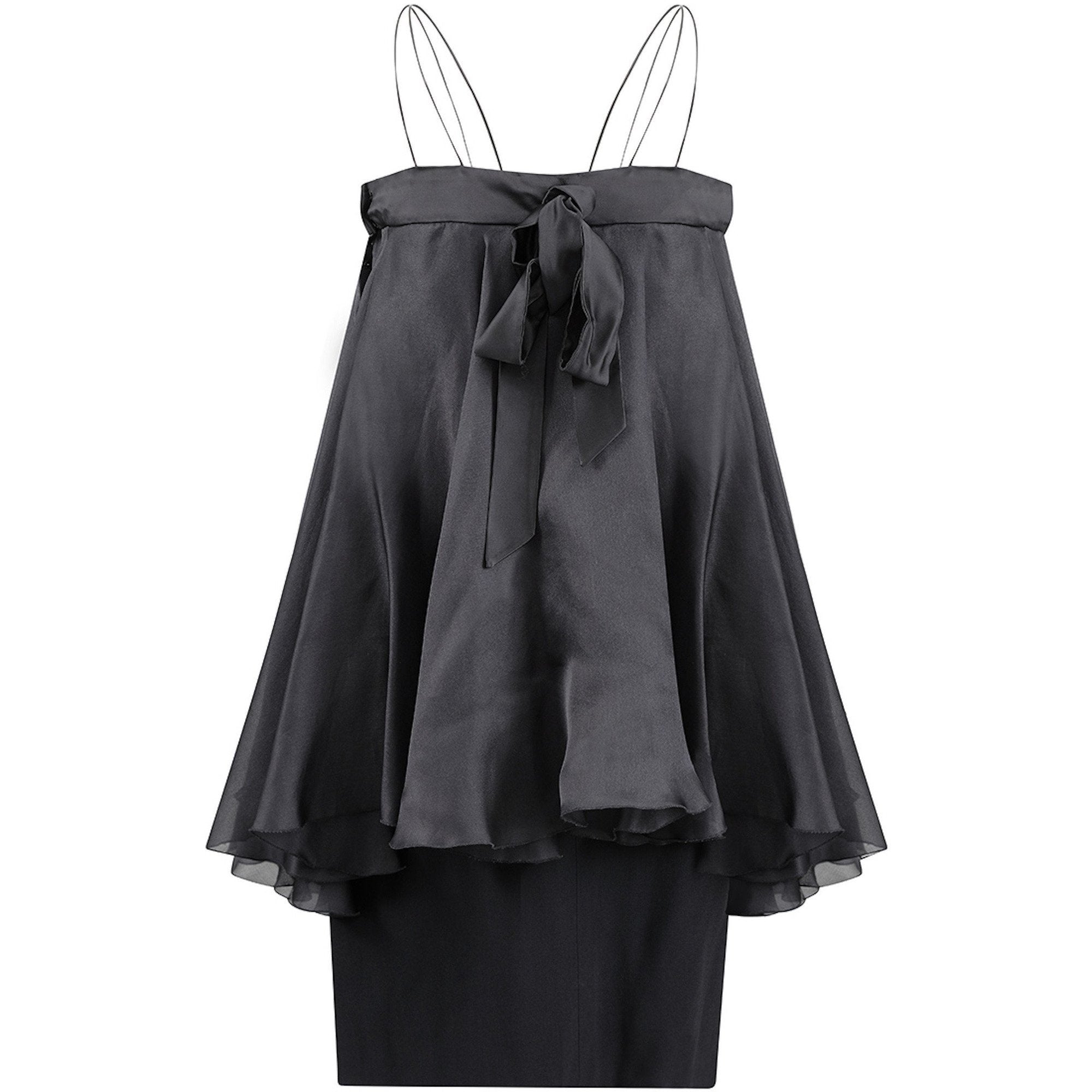 1990s John Galliano for Christian Dior Black Cocktail Dress
