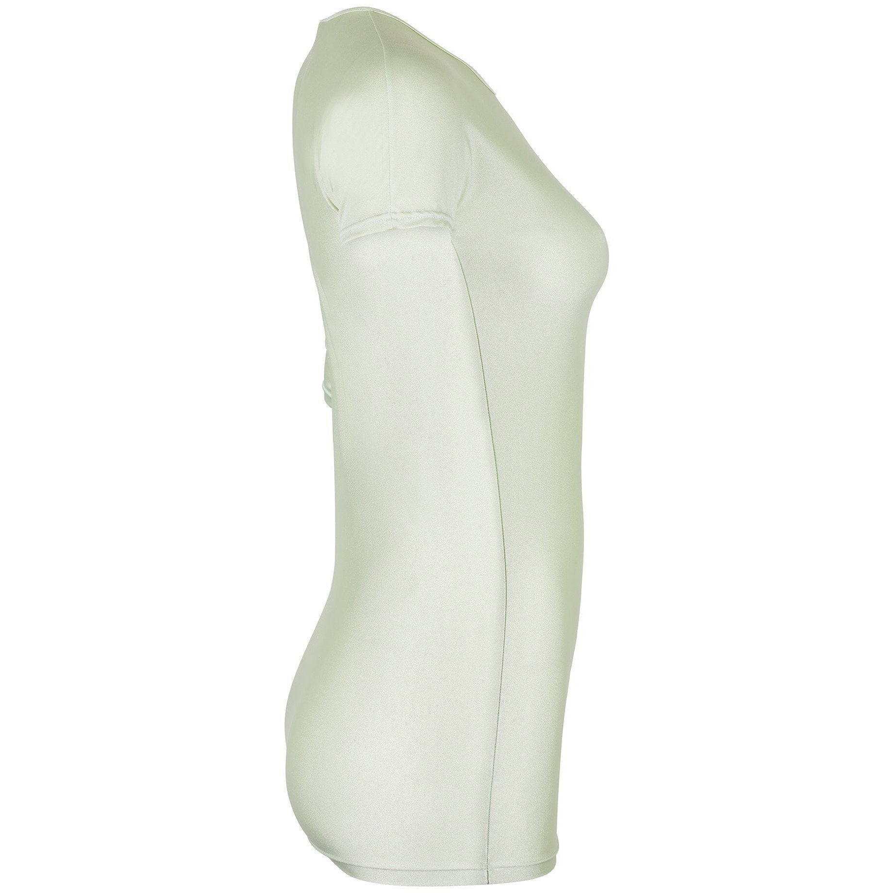 1990s John Galliano Lime Lycra T-Shirt