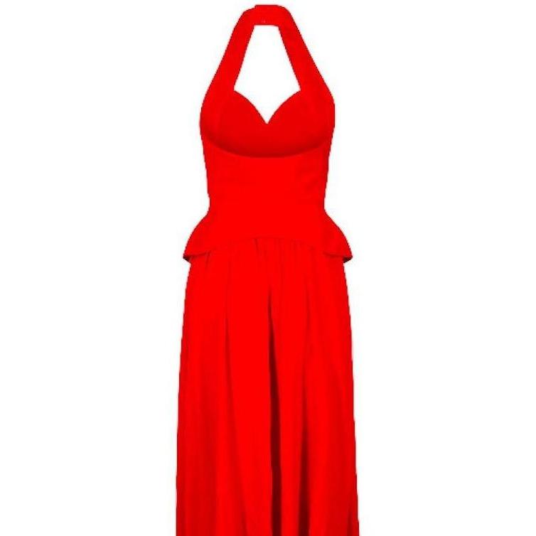 mugler dress red Thierry Mugler - Red dress with a corset 22S1RO1377691