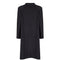 1990s Ungaro Black Wool Coat with Integral Shawl