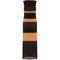 1990s Vintage Ozbek Striped Black & Nude Maxi Dress
