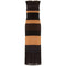 1990s Vintage Ozbek Striped Black & Nude Maxi Dress