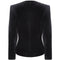 1990s Yves Saint Laurent Black Velvet Jacket with Silver Filigree Buttons