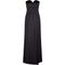 1990s Yves Saint Laurent Haute Couture Brooch Detail Black Strapless Evening Gown