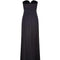 1990s Yves Saint Laurent Haute Couture Brooch Detail Black Strapless Evening Gown