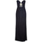 1990s Yves Saint Laurent Haute Couture Brooch Detail Black Strapless Evening Gown
