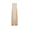 ARCHIVE - 1990s Balenciaga Beige Silk Chiffon Column Dress