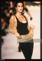 ARCHIVE - 1990s Chanel Long Black Leather and Chain Earrings