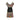 1980s Cotton Floral Camelia Print Striped Dress