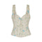 ARCHIVE: Y2K La Perla Cream Silk Floral Bodice and Skirt Set