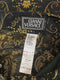 1990s Gianni Versace Couture Black and Gold Baroque Jeans