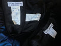 ARCHIVE - 1990s Guy Laroche Blue and Black Velvet Polka Dot Dress Suit