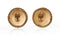 1990s Haute Couture Yves Saint Laurent Red and Gold Gripoix Earrings