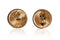 ARCHIVE - 1990s Kenneth Jay Lane Amber Dome Earrings