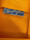 1990s Thierry Mugler Yellow Textured Cotton Dress