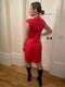 ARCHIVE - 1990s Valentino Floral Jacquard Sleeveless Jacket and Skirt Suit