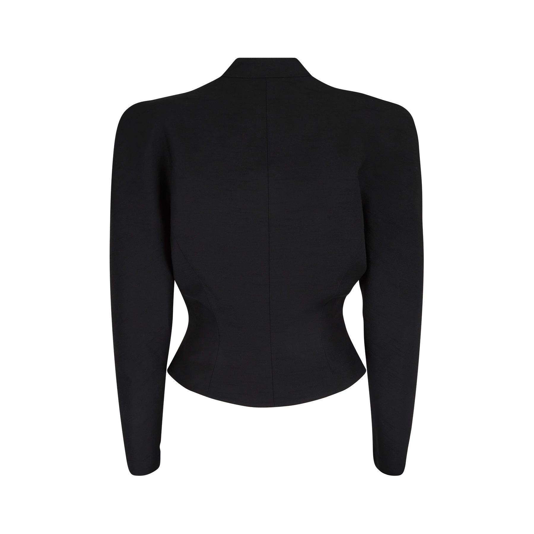 1990s Thierry Mugler Black Dolman Sleeve Jacket