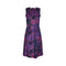 1990s Y2K Escada Silk Floral Dress with Grosgrain Belt