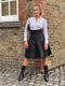 2008 Documented Alaia Leather Corset Skirt