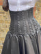 2008 Documented Alaia Leather Corset Skirt
