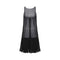 2000s Runway Documented Chanel Black Silk Slip Dress