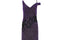 2000s Runway Guy Laroche Purple Sequin Maxi Dress