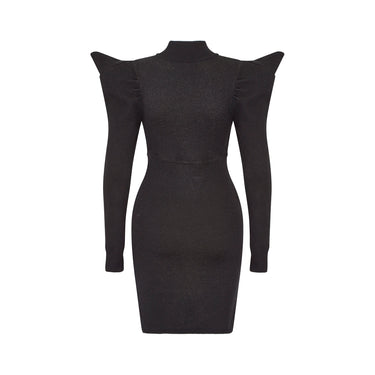2008 Jeremy Scott Novelty Grandfather Clock Wool Dress