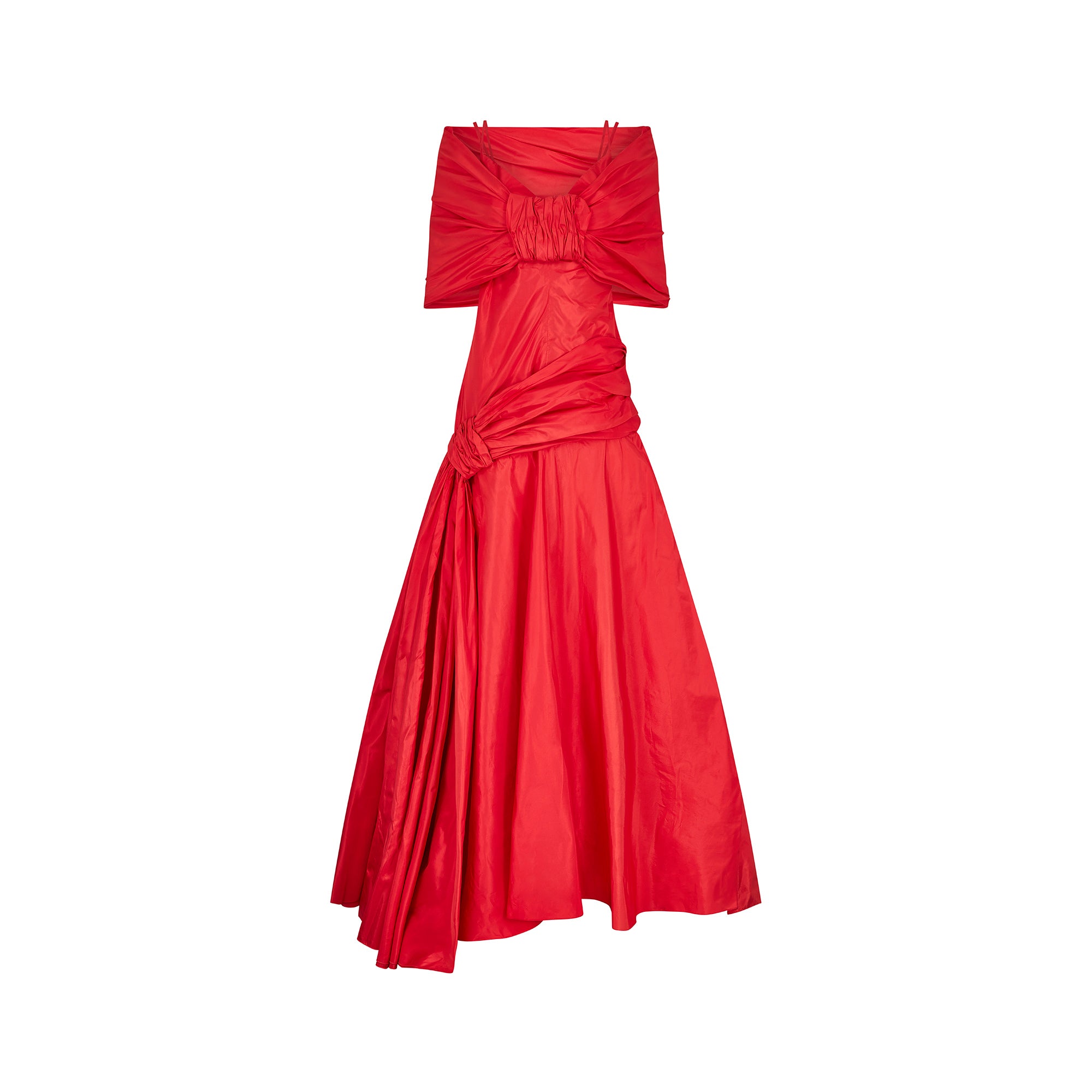 ARCHIVE: 2000s Runway Worn Valentino Red Silk Taffeta Evening Dress – CIRCA VINTAGE