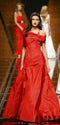ARCHIVE: 2000s Runway Worn Valentino Red Silk Taffeta Evening Dress