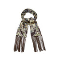 ARCHIVE - 2004 Tom Ford for Yves Saint Laurent Chinoiserie Print Silk Scarf
