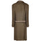 2000s Chanel Olive Green Tweed and Silk Three Piece Skirt Suit