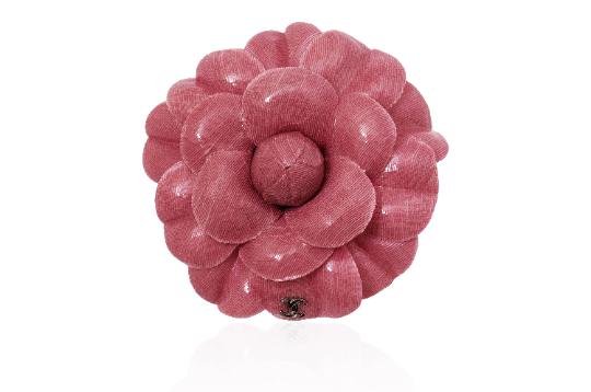 ARCHIVE - 2000s Chanel Pink Camelia Brooch