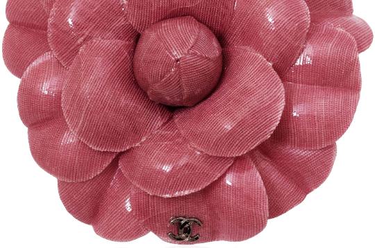ARCHIVE - 2000s Chanel Pink Camelia Brooch