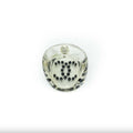 2008 Chanel CC Monochrome Resin Logo Ring
