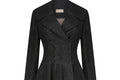 ARCHIVE - 2010s Alaia Black and Gold Embroidered Princess Coat