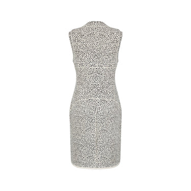 2010s Alaia Snow Leopard Sheath Dress