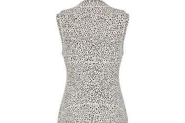 2010s Alaia Snow Leopard Sheath Dress